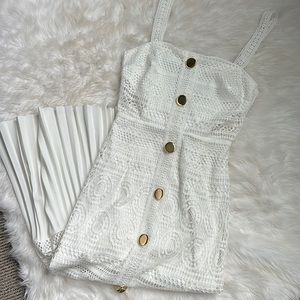 NWT ASOS Little Lace White Dress